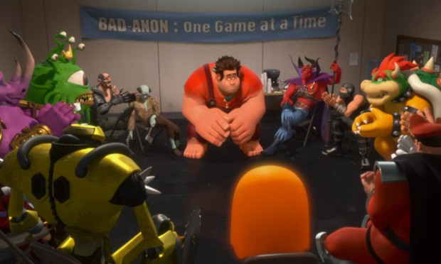 Wreck-it-Ralph- Ralph with video game characters
